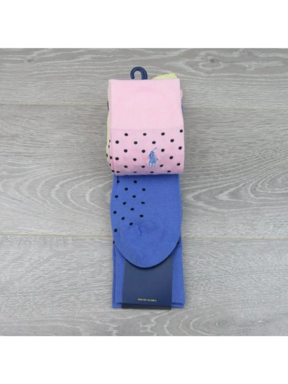 Polo Ralph Lauren Classic Dot Dress Socks Men's Size 6-12.5 (3 PAIRS) Multi NEW